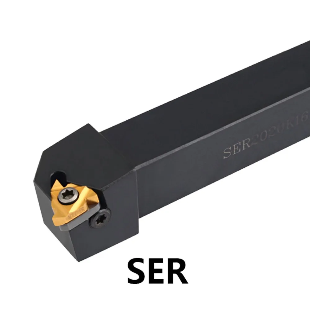 1P SER//SEL10mm//12mm16mm CNC Lathe ExternalThreading Turning Toolholde for 11ER//16ER Insert SEL1616H11