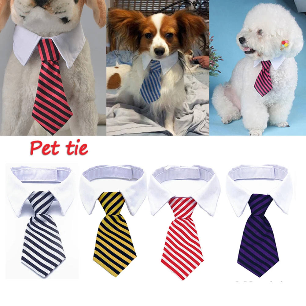 1 de policarbonato para perros Formal corbata esmoquin pajarita Collar de medio perros grandes gato cachorro pajarita para perro, Collar de perro