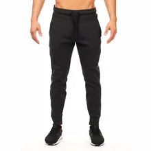 Для мужчин марка пот Штаны модные Повседневное тренажерные залы тренировки Фитнес Спортивная Штаны дышащие хлопковые брюки мужские бегунов карандаш Штаны