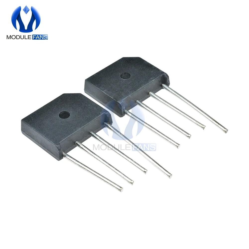 5PCS Diy Electronic KBL608 800V 6A Diode Bridge Rectifier Single Phase Bridge Rectifier KBL-608 High Temperature Soldering