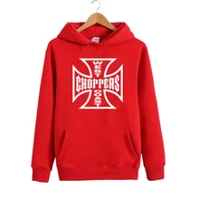 WEST COASTS chopper printed sweatshirt new hoodies long sleeves O-neck men’s sportswear for men large size 2017 skateboards tops