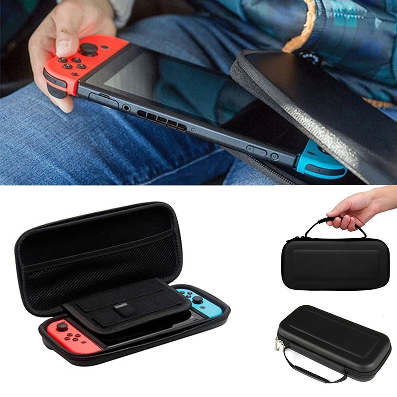 

Portable EVA Storage Hard Case Bag For NS Console Travel Carry Pouch Zip Protective Holder Handle Carry Bage For Nintend Switch