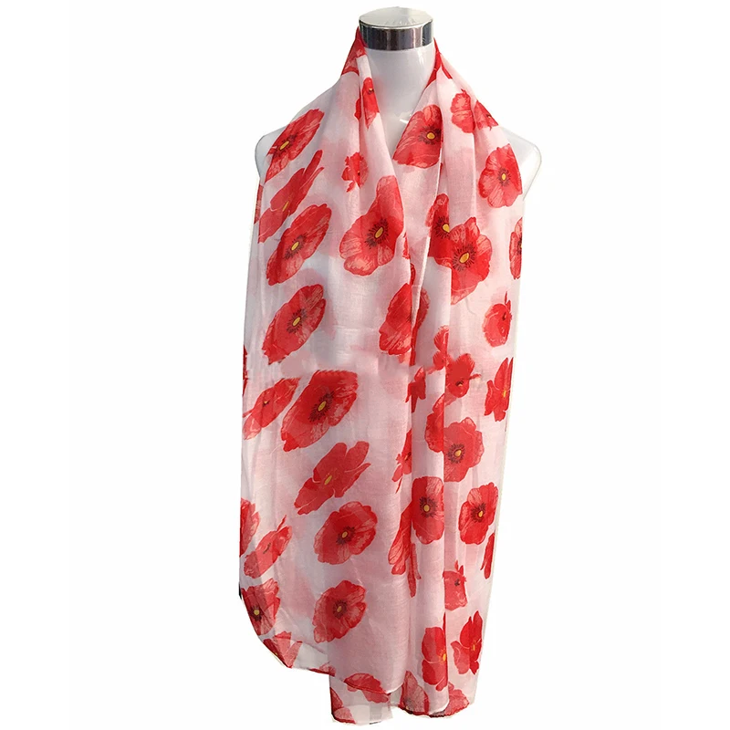 Женские шарфы с цветочным принтом, женские осенне-зимние пляжные шарфы в стиле бохо, элегантные модные женские повседневные длинные мягкие шарфы