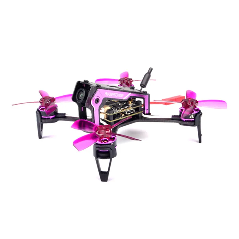 Удивительный мини F100 100 MM FPV Racing Drone АРФ с омнибус F3 OSD 5,8G 25 МВт Blheli_S 10A 600TVL Камера для гонщика Радиоуправляемый квадрокоптер