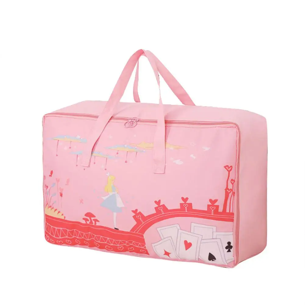 

Yfashion Portable Cartoon Pattern Oxford Fabric Storage Bag for Kindergarten Pillow Quilt Blanket Organize
