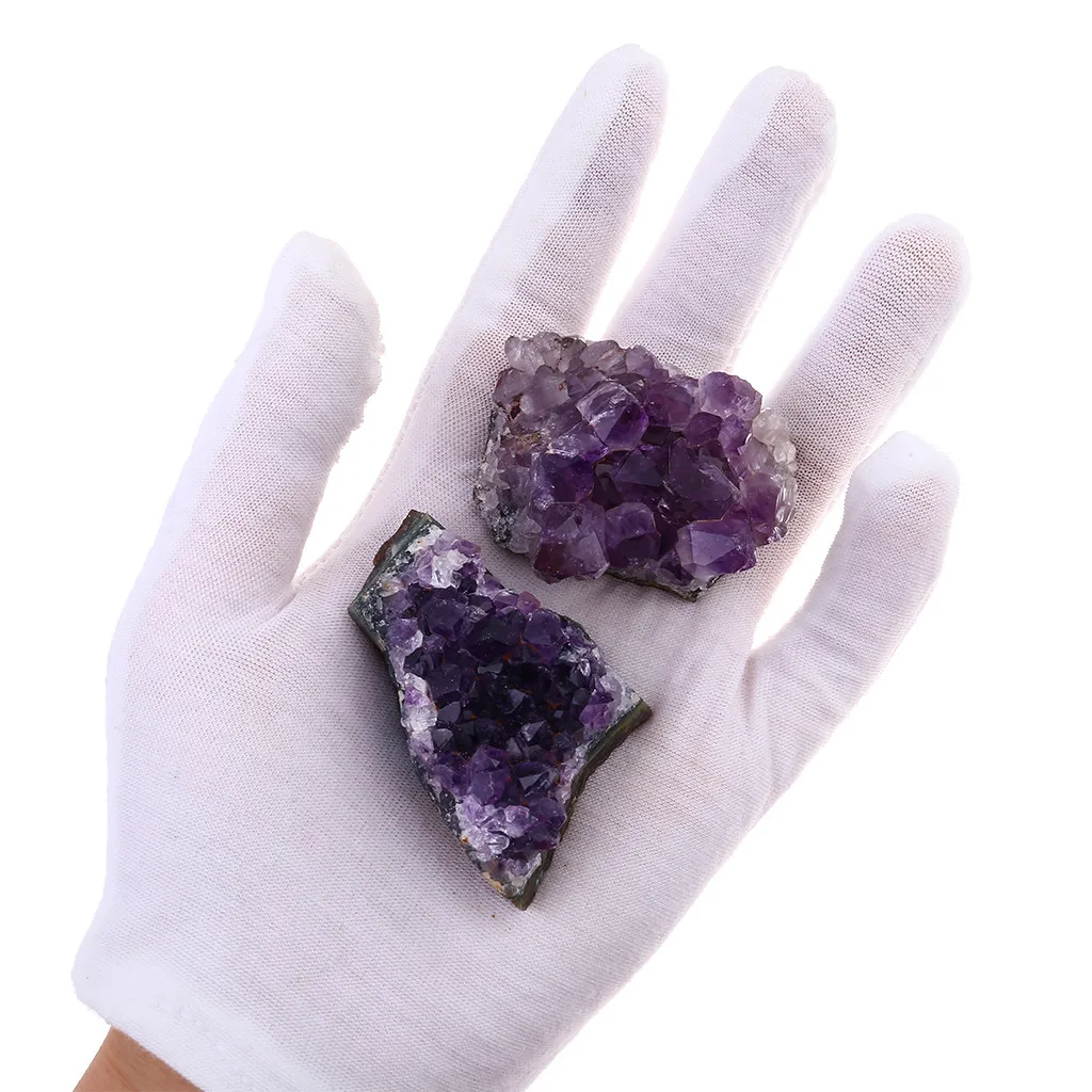 Natural Dream Raw Amethyst Quartz Crystal geode Cluster Healing Specimen Home Desk Aquarium Decor crafts ornaments#24/6