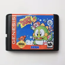 Супер Bubble Bobble 16 бит игра sega Mega Drive карта для sega Mega Drive для Genesis
