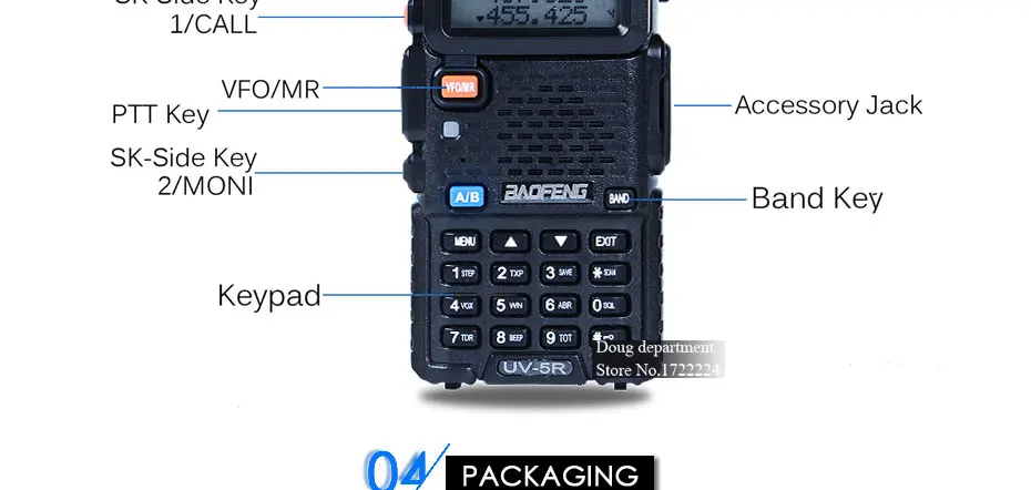 10 шт. Baofeng UV-5R Walkie talkie CB радио УКВ 136-174 мГц UHF 400-520 мГц Портативный два способ радио