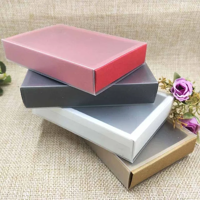 12 шт 4 цвета подарочные коробки для ювелирных изделий картонные коробки для ожерелья серьги ювелирные изделия кулон Упаковка Дисплей прямоугольник 11,5*8*2,0 см