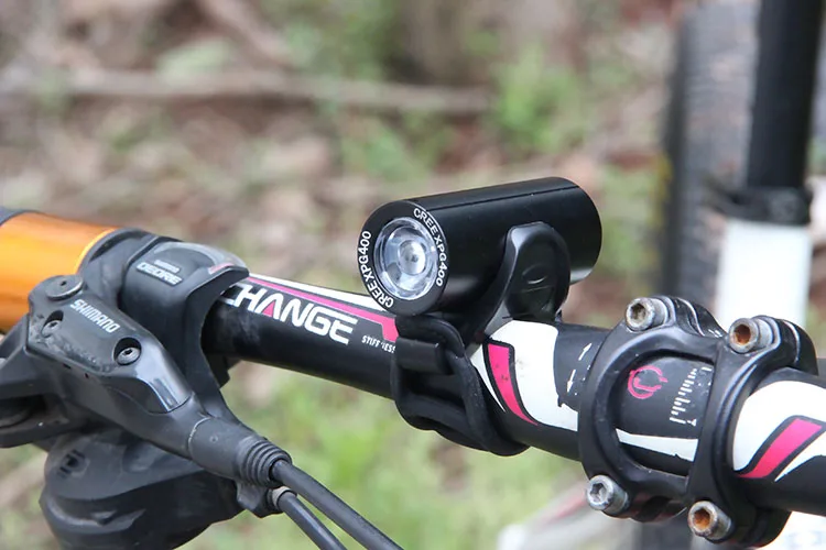 Flash Deal RUTVEING LED Bike Front Light 400Lumen USB Rechargeable Outdoor Bicycle Headlight Waterproof Cycling Lamp Mount Bike Accessories 10