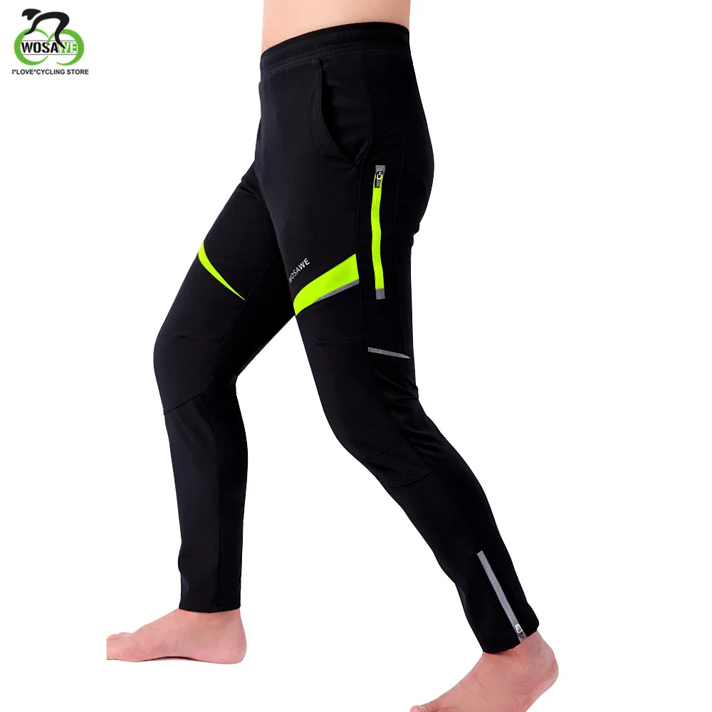 

WOSAWE Spring Autumn Cycling Pants Breathable Quick Dry MTB Bike Pant Waterproof Trousers Elastic Waist Ropa Ciclismo