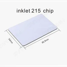 100 шт. RFID 215 чип водонепроницаемый пустой ПВХ-карты для струйной печати для Epson или Canon принтера