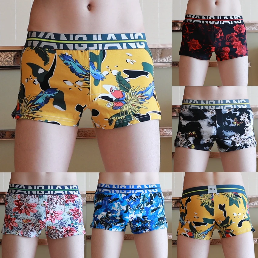 Men Cotton Cuecal Boxer Soft Comfort printed Male
