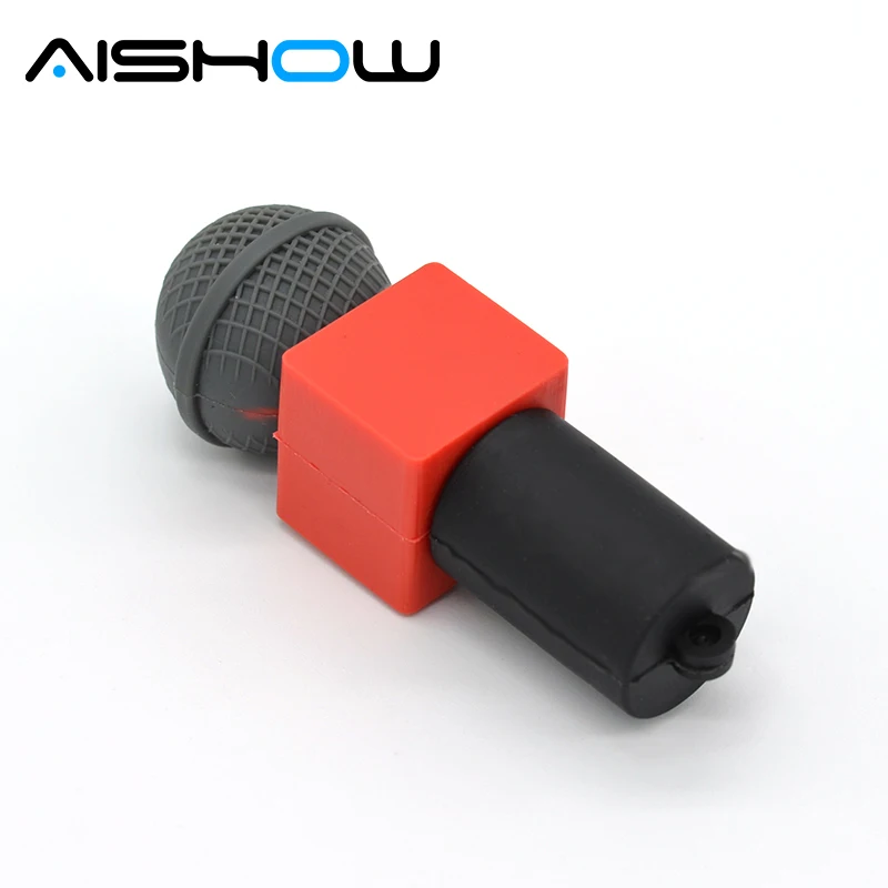 

USB Flash Drive Cute U Disk Classical Microphone Pattern Shape 4G 8G 16G 32G 64G USB 2.0 Memory Stick Flash Pen Driver U Disk