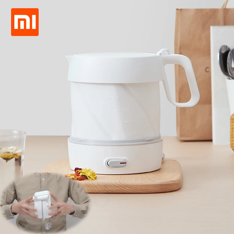

XIAOMI HL 1000ML Folding Electric Kettle Handheld Instant Heating Electric Water Kettle Auto Power-off Protection Wired Kettle
