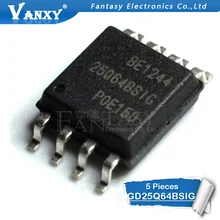 5 шт. GD25Q64 SOP 25Q64 GD25Q64BSIG лапками углублением SOP-8 25Q64BSIG SOP8 64mbit вспышки оригинальная аутентичная память