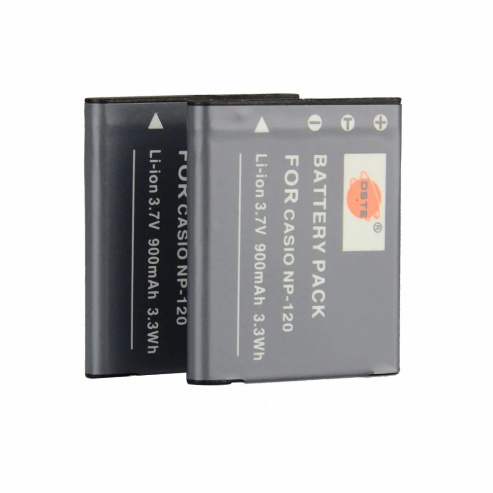

DSTE 2PCS NP-120 Battery for Casio EX-S200 EX-S200BE EX-S200P Camera