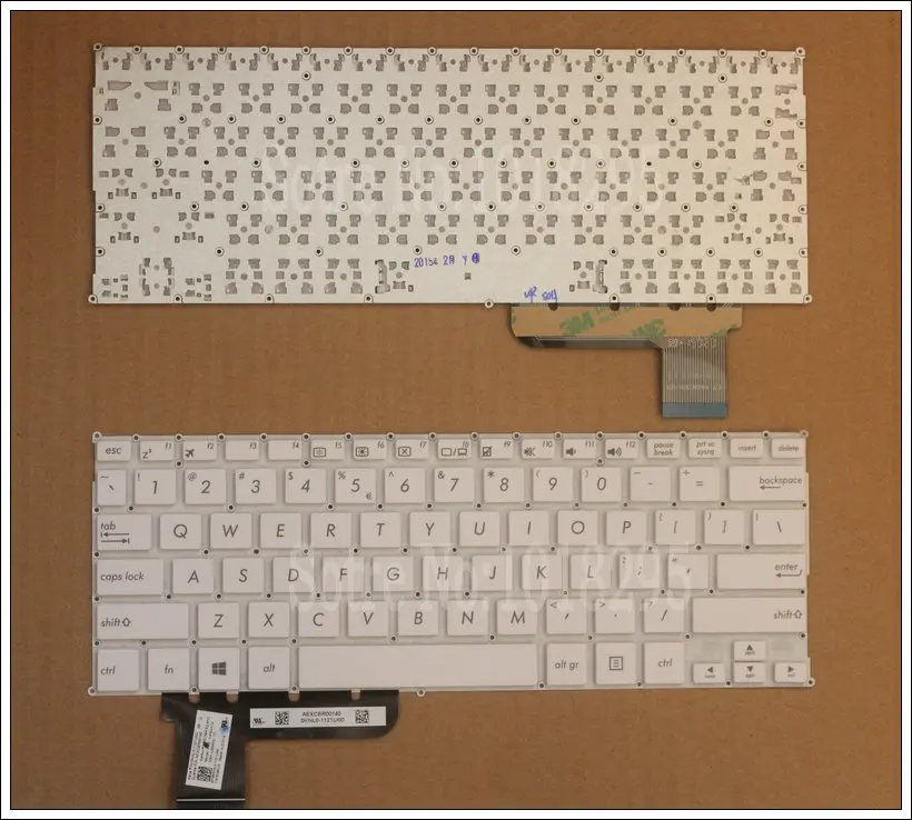 

NEW Keyboard FOR ASUS X201 X201E S200 S200E x202e Q200 Q200E White English US laptop keyboard