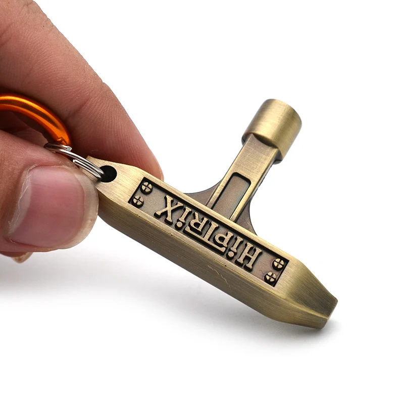 Drum Skin 5MM Tuning Key Carabiner Black/Gold/Chrome/Bronze