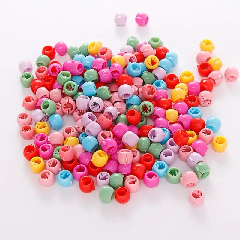 100pcs/Set Fashion Mini Hair Claws Clips Children Cute Candy Color Hair Accessories for Women Girls Plastic Headwear