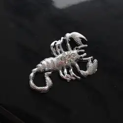 3D стерео металл модификации стандартный ремень дрель король скорпионов персонализированные наклейки для автомобиля золото и серебро 2