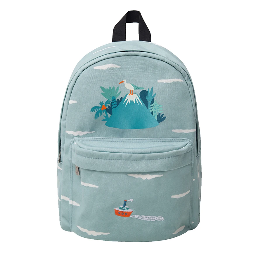

YIZISTORE polyester canvas backpack with printing and embroidery in STARRY SKY series (FUN KIK)