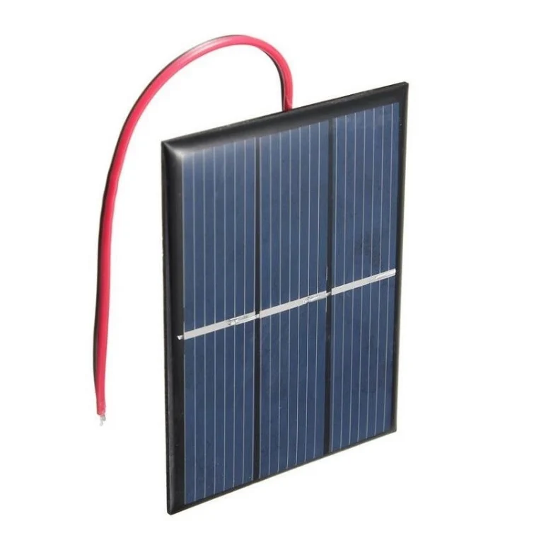 

Cheaper 0.65W 1.5V 430Ma Mini Solar Cell Polycrystalline Solar Panel DIY Solar Charger System with 15CM Cable 60*80MM