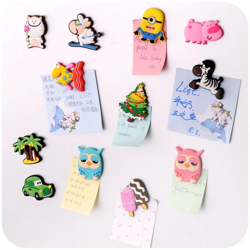 

Creative Cartoon Refrigerator Stickers Magnets For Posting Notes And Photos On Fridge Magnets Message Souvenir Home Decoration