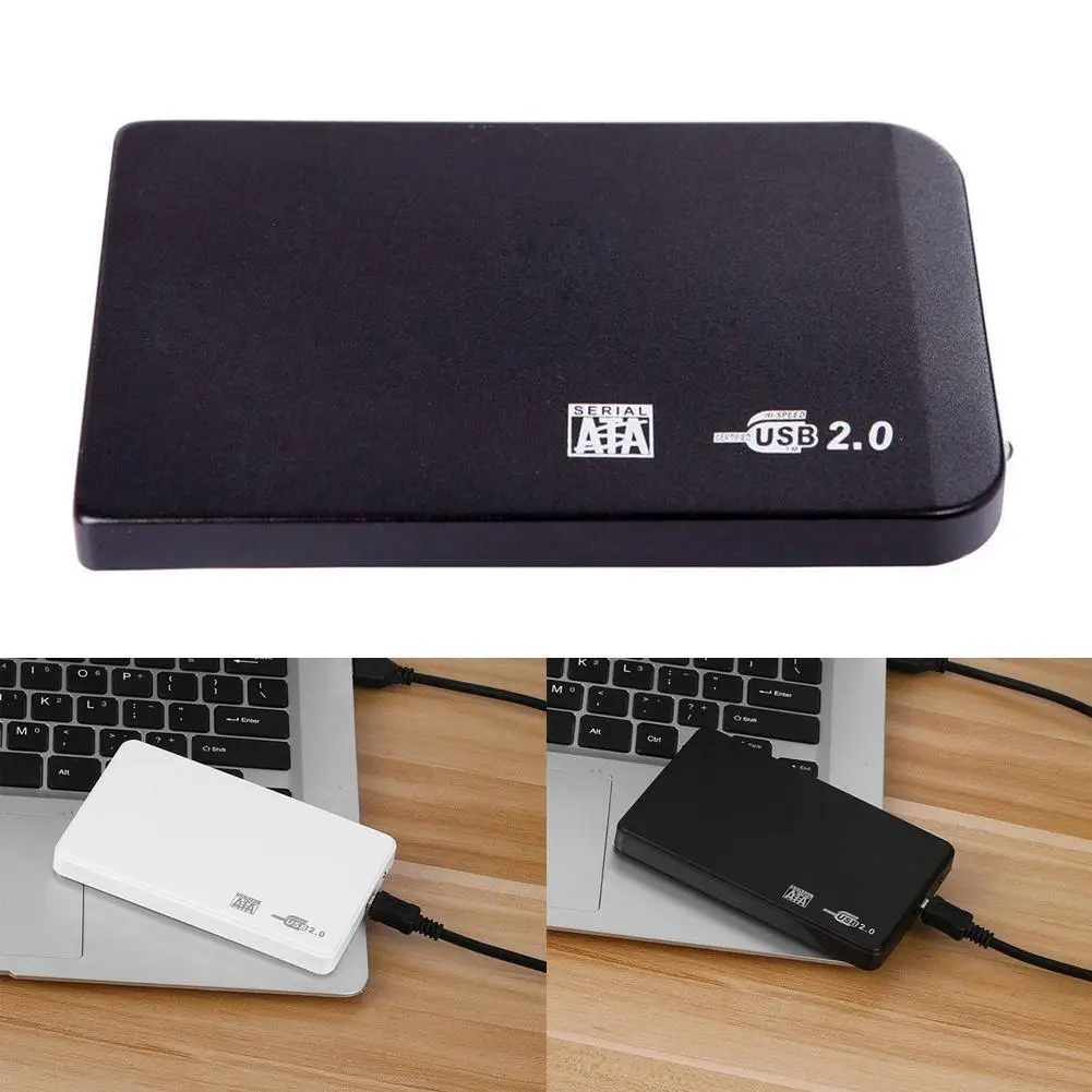 1 set 2 5 inch usb 2 0 hard drive disk sata external enclosure hard