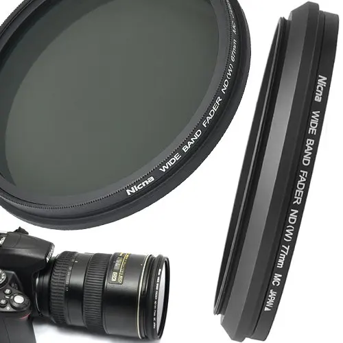 Фильтр Nicna Pro с многослойным покрытием MC Lens Fader ND регулируемый от ND2 до ND400 67 мм для