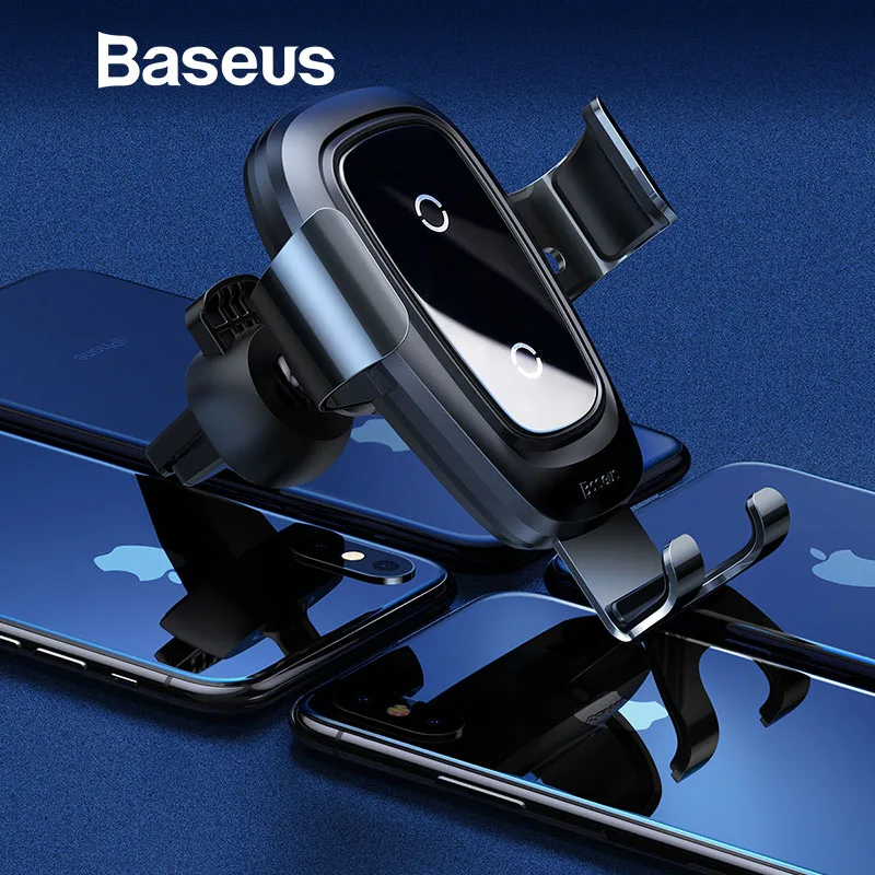 Baseus Qi Car Wireless Charger for iPhone XS Max XR 8 Samsung Fast USB Wireless Charging Pad for Mobile Phone Car Phone Charger