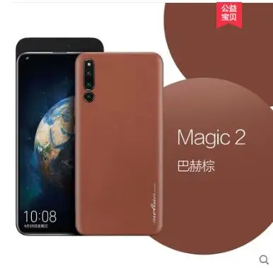 Чехол для huawei honor magic 2 из натуральной кожи. Вставка 360 градусов полностью кожаный чехол для телефона для huawei honor magic 2 Чехол