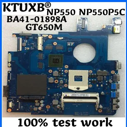 Φ для Samsung NP550 NP550P5C материнская плата ноутбука PGA989 GT650M 100% рабочий тест|Материнские