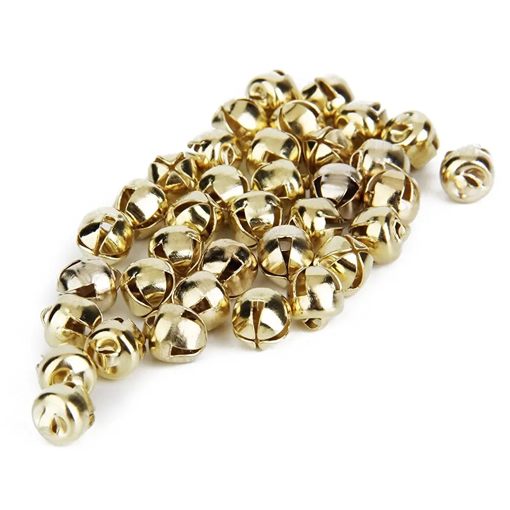 

UESH-Mini DIY Metal Bells Handy Crafts 6mm Lot of 100pcs