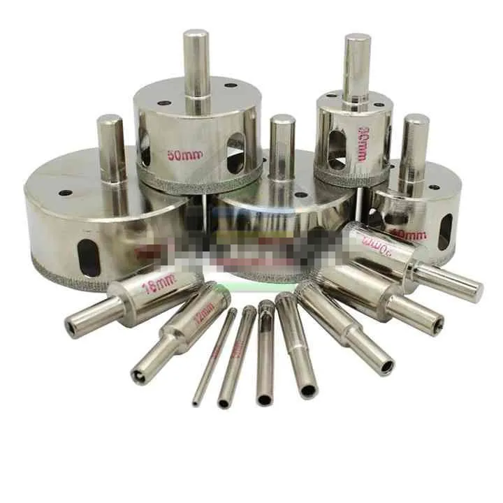

1/2/5pcs 3-150mm 4/5/10/15/18/22/30/50/60/80/90/140mmDiamond Dust Holesaw Drill Bit Hole Saw Tiling Marble Porcelain Glass Tile