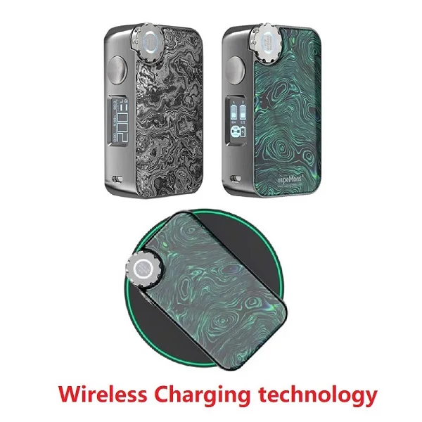 

Heavengifts ECOFRI Gear Box Mod with Wireless Charging LED & screen Power By 18650 Battery Mod Box vs Drag 2/ Luxe Mod/ Shogun