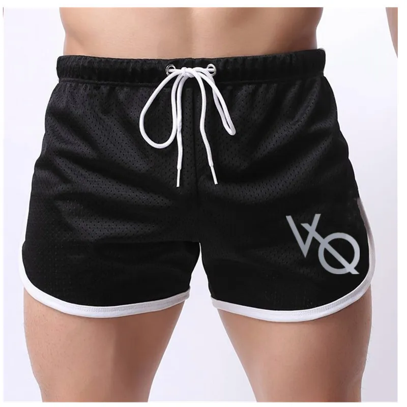 

Brand 2019 Men's Compression Shorts High Waist Drawstring Loose Summer Beach CasualRunning Breathable Elastic Male Shorts