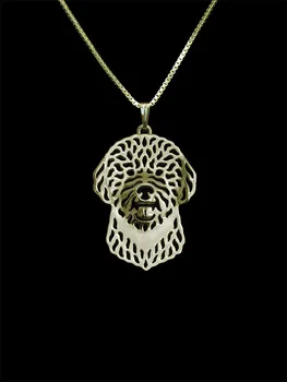 

2016 Trendy personalized Portuguese Water Dog pendant necklace women gold silver statement necklace men cs go wholesale collares