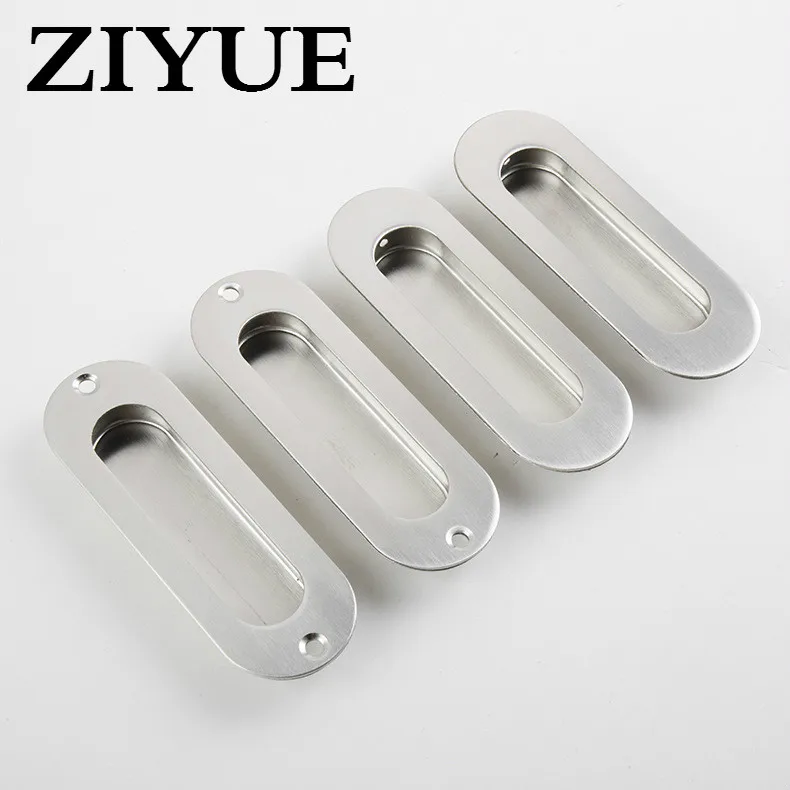 2Pcs/Lot Stainless Steel Concealed Handle Modern Minimalist And Drawer Sliding Door