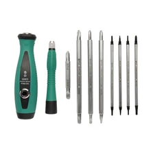 PENGGONG Screwdriver Sets 10pcs CR-V Magnetic Slotted Phillips Star Home Ap penggong cr v tri wing y trigram screwdriver for electronics diy 4mm 75mm