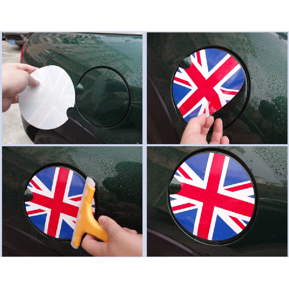 Крышка для газового топливного бака виниловая крышка наклейки украшение Mini Cooper S