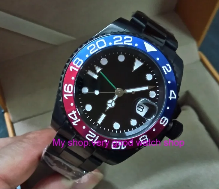 Sapphire crystal 40 мм PANRIS PVD чехол Азиатский автоматический самовсасывающий механизм