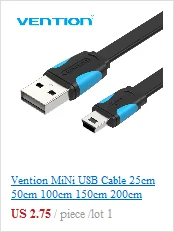 Vention OTG кабель Mini USB 90 градусов OTG адаптер для планшетных ПК/MP3/телефона/gps мобильный телефон кабели