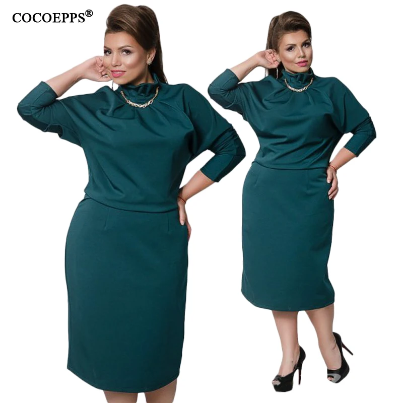 5xl 6xl женское платье большого размера модель сезона осень зима 2019 года модное