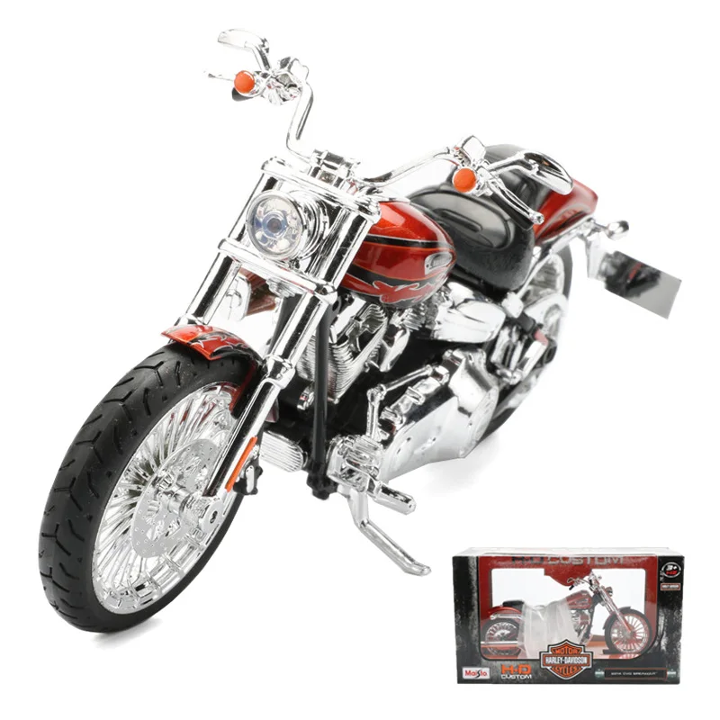 Maisto 1:12 сплав двигатель цикл модель игрушки велосипед модели 2014 CVO BREAKOUT реквизит коллекция игрушечные лошадки для детей подарок
