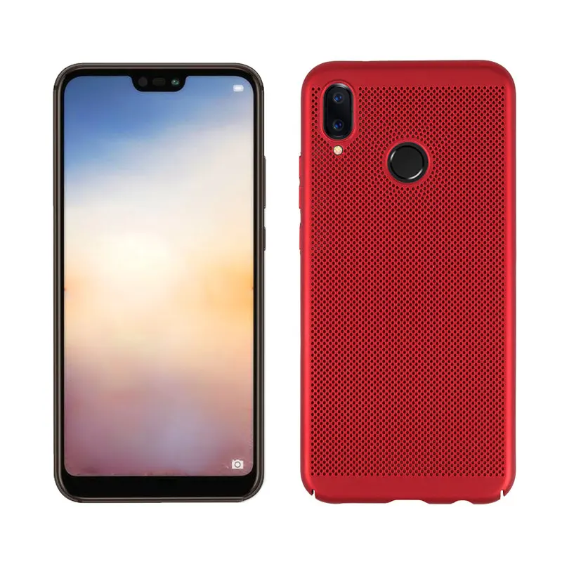 Portefeuille Cooling Ultra Thin Heat dissipation Phone Case For Huawei P20 Lite Shockproof Back Cover Hard PC Plastic Shell Case01