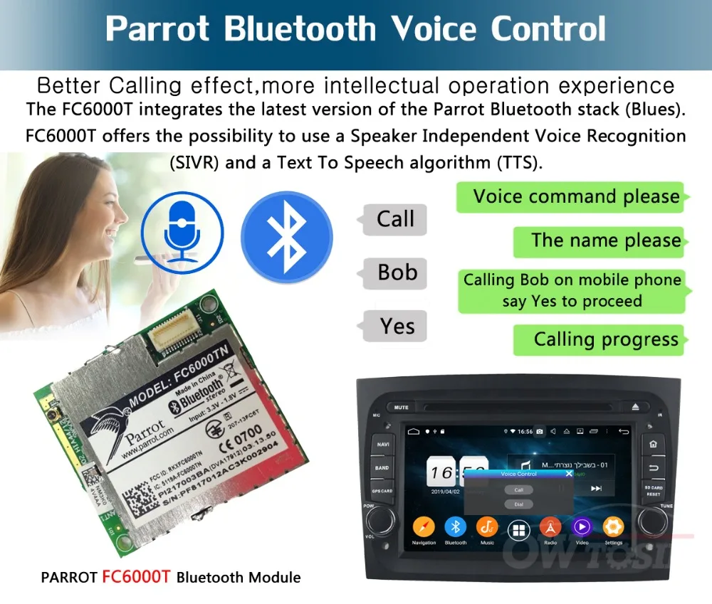 Discount 7" IPS 8 Core 4G RAM+64G ROM Android 9.0 Car DVD Player For Fiat Doblo II 2015-2018 CarPlay Parrot BT Radio Adas Multimedia 7