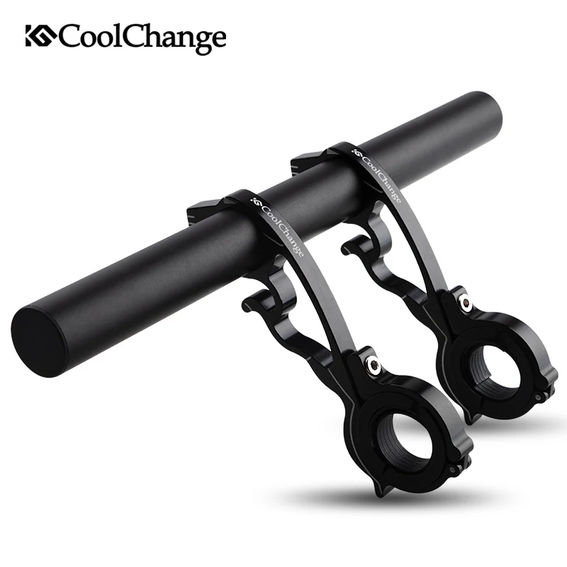 CoolChange 25CM Bicycle Handlebar Extended Bracket Bike Headlight Mount Bar Computer Holder MTB Cycling Alloy Support Extender CoolChange 25CM Bicycle Handlebar Extended Bracket Bike Headlight Mount Bar Computer Holder MTB Cycling Alloy Support Extender
