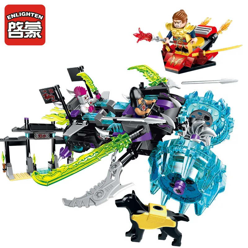 

Enlighten Building Block Creation of the Gods DEMON BLADE TRUCK 3 Figures 341pcs Educational Bricks Toy Boy Gift