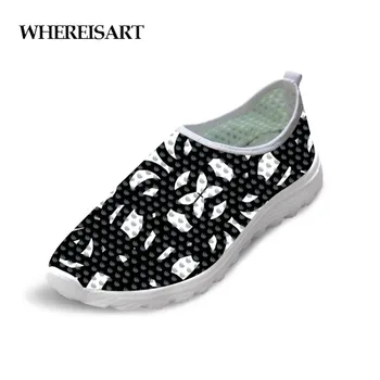 

WHEREISART Men Spring Casual Shoes Slip-on Breathable Air Mesh Flats Summer Comfortable Trainers Sneakers Water Loafers For Mans
